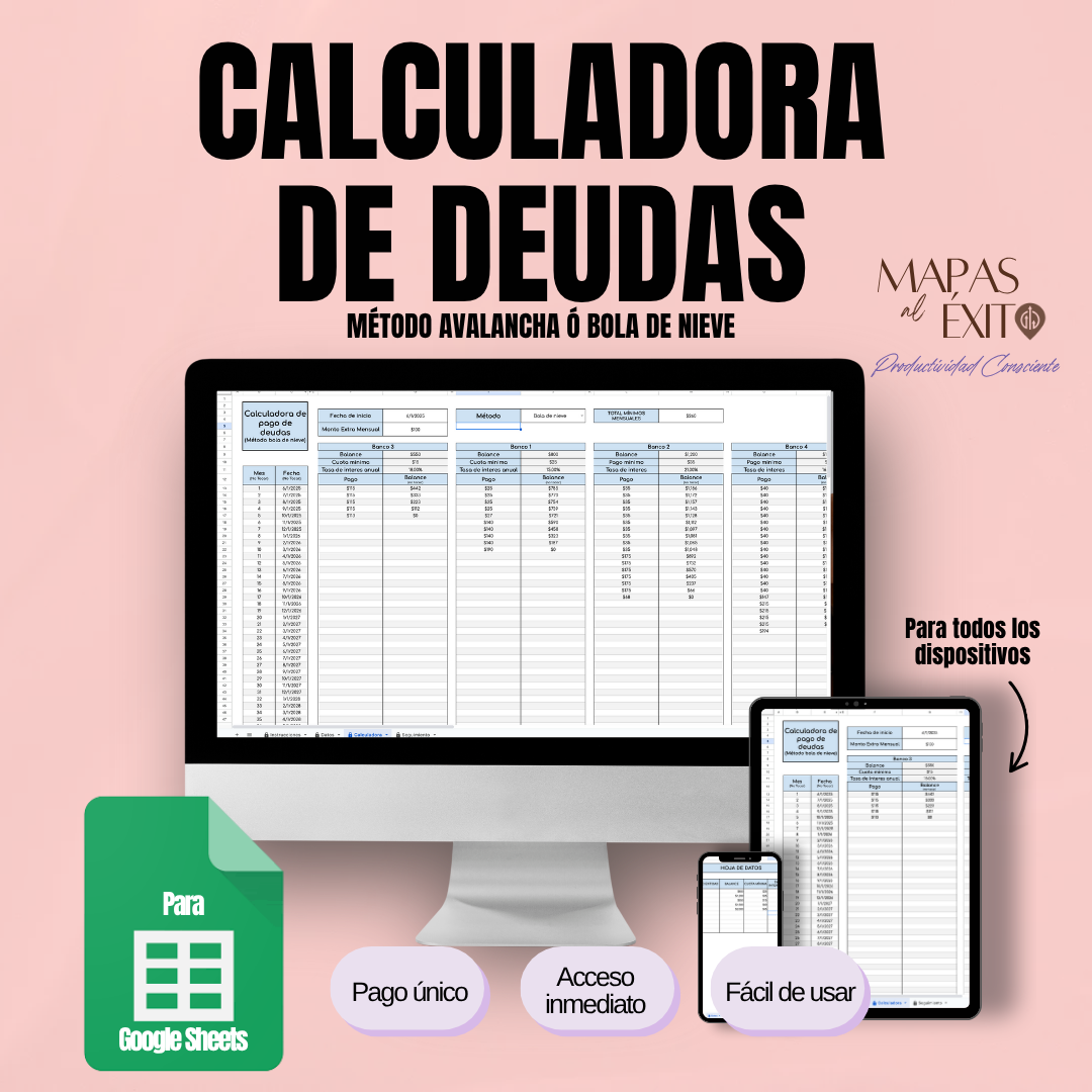 Calculadora de Deudas | Seguimiento en Tiempo Real