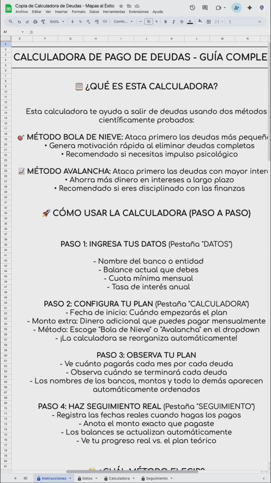 Calculadora de Deudas | Seguimiento en Tiempo Real