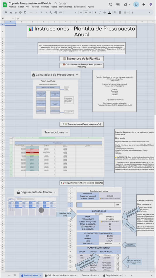 Presupuesto Anual Avanzado